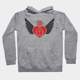 The heart of Christ and the wings of the Spirit. Hoodie